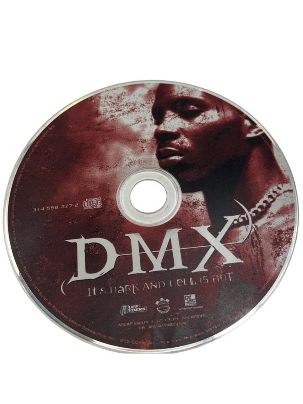 DMX Its Dark And Hell Is Hot CD Ruff Ryders Def Jam 1998 Hip-Hop Album
